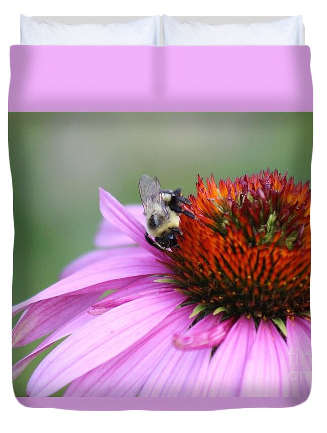Pink Duvet Cover featuring the photograph Nature's Beauty 77 by Deena Withycombe