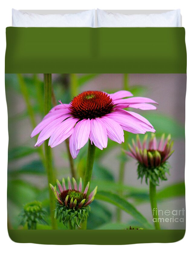 Pink Duvet Cover featuring the photograph Nature's Beauty 80 by Deena Withycombe
