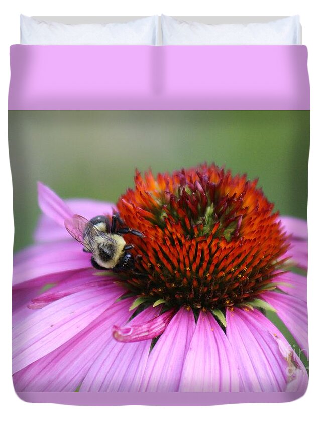 Pink Duvet Cover featuring the photograph Nature's Beauty 84 by Deena Withycombe