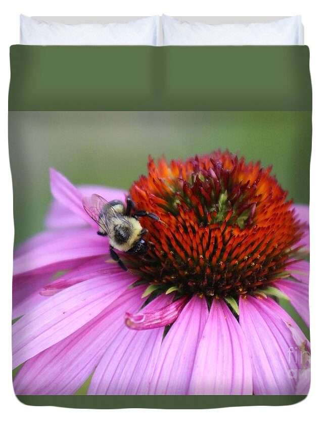 Pink Duvet Cover featuring the photograph Nature's Beauty 85 by Deena Withycombe