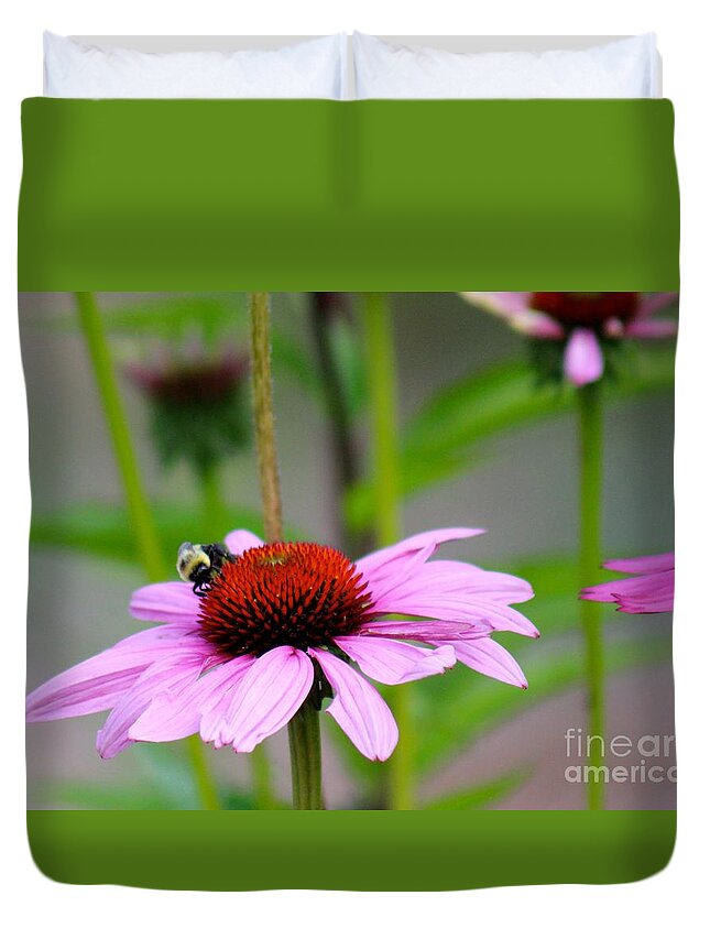 Pink Duvet Cover featuring the photograph Nature's Beauty 90 by Deena Withycombe