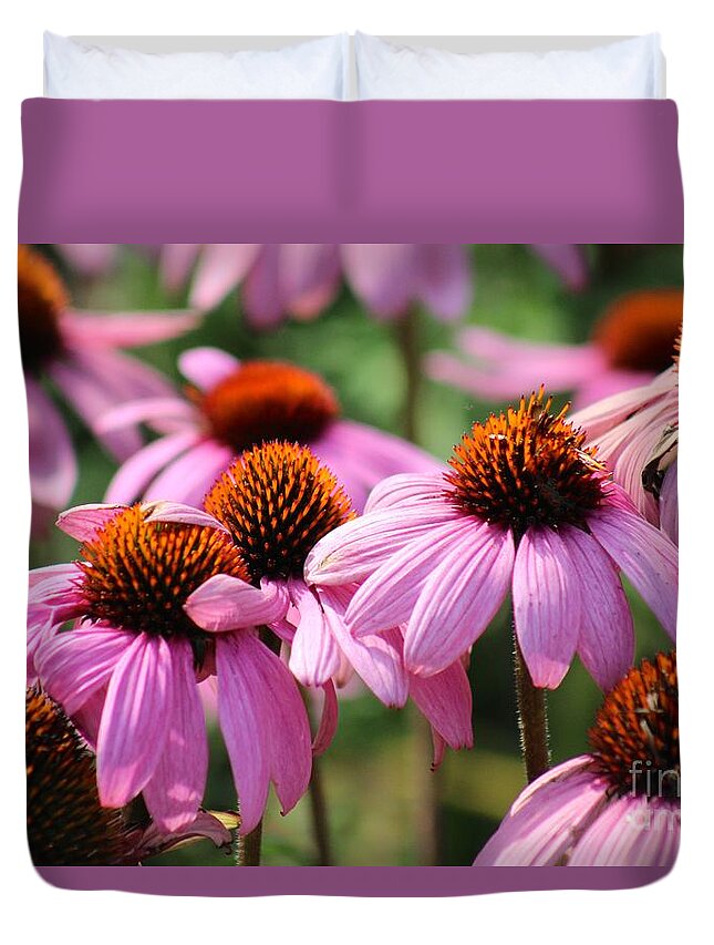 Pink Duvet Cover featuring the photograph Nature's Beauty 97 by Deena Withycombe