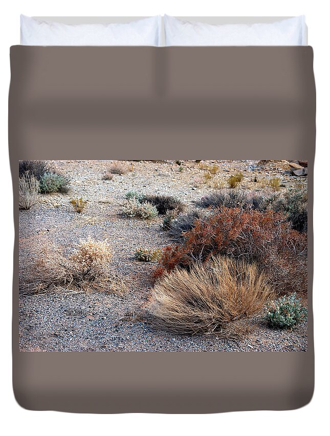 Sage Brush Duvet Cover featuring the photograph Natures Garden - Utah by DArcy Evans