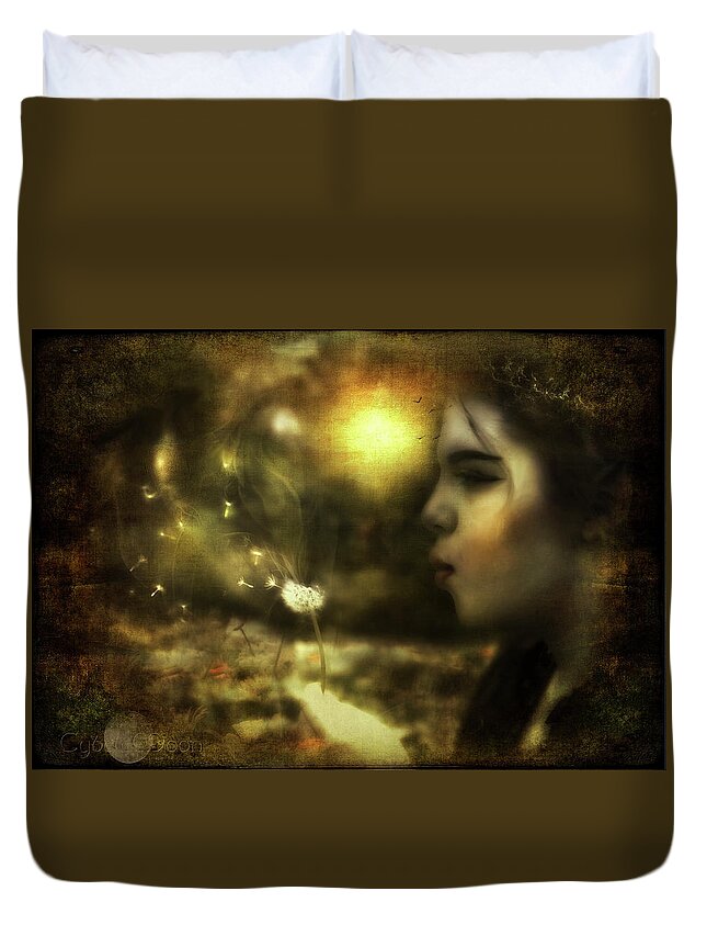  Duvet Cover featuring the photograph Niamh's Wishes by Cybele Moon