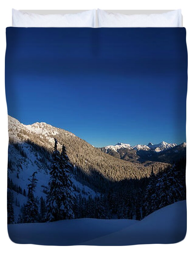 Baker Duvet Cover featuring the photograph North Cascades National Park by Pelo Blanco Photo
