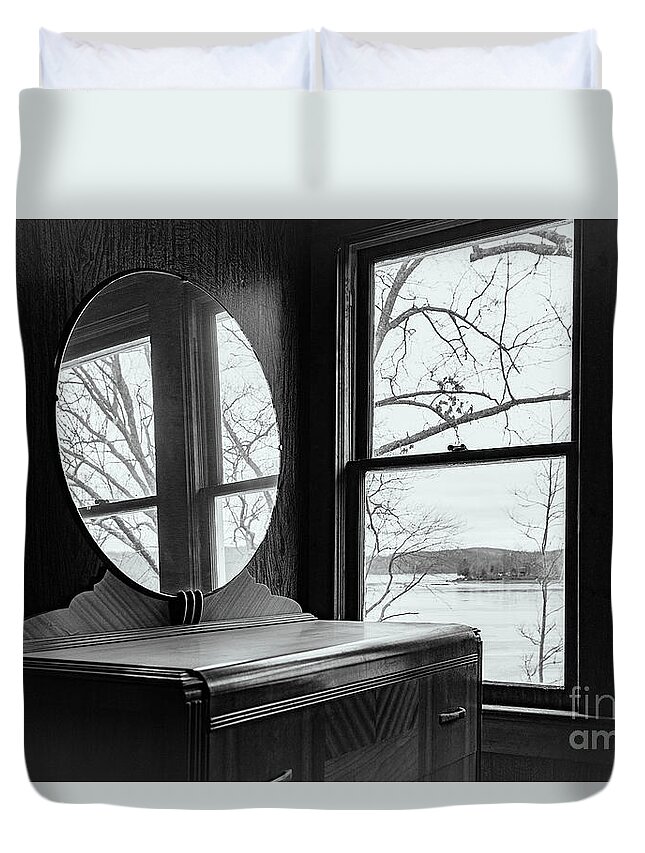 Old Duvet Cover featuring the photograph North Shore House by Nicki McManus