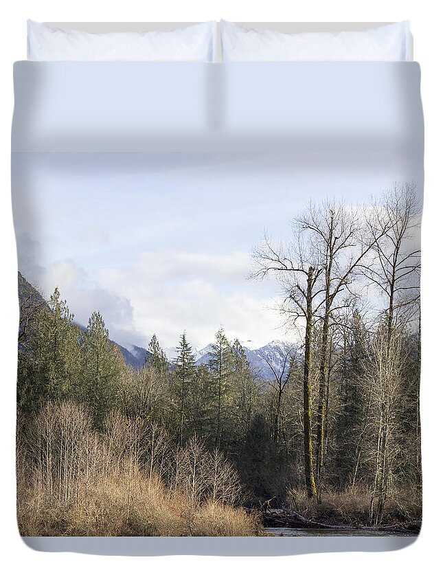  Duvet Cover featuring the photograph Northern Cascades 3 by Cathy Anderson