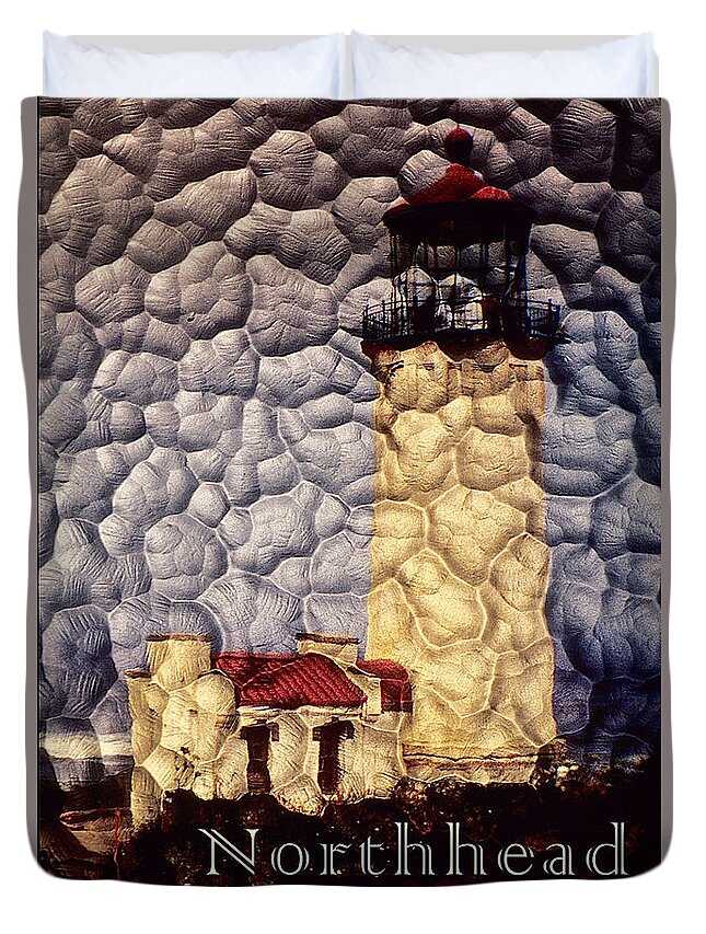 Northhead Light Duvet Cover featuring the photograph Northhead Lighthouse by Sharon Elliott