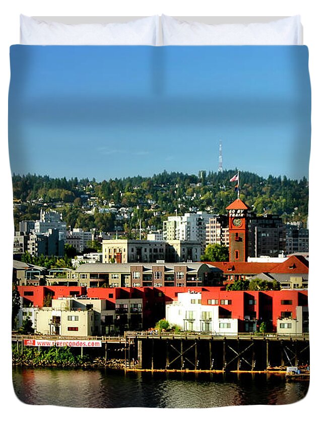 Portland Duvet Cover featuring the photograph Northwest Portland by Albert Seger
