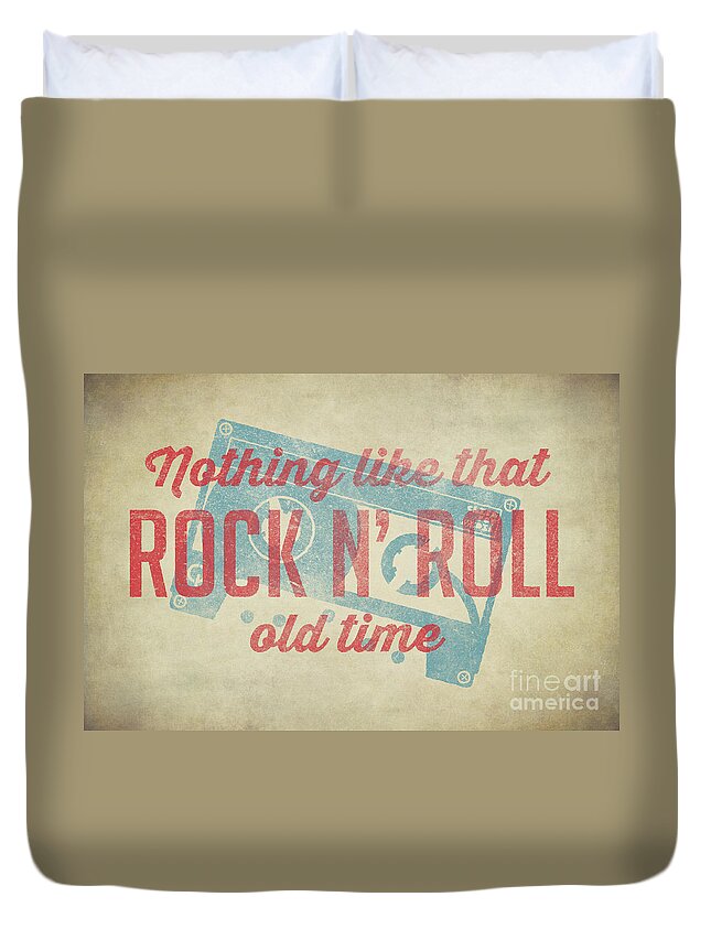 Rock Duvet Cover featuring the digital art Nothing like that old time Rock 2 by Edward Fielding