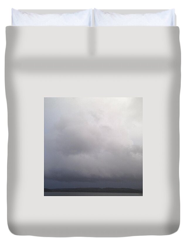 Rumi Duvet Cover featuring the photograph Cloudy by Gypsy Heart