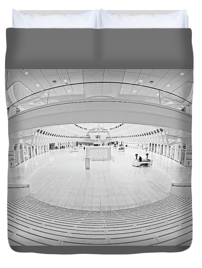 Stairs Duvet Cover featuring the photograph Stairs by Susan Candelario