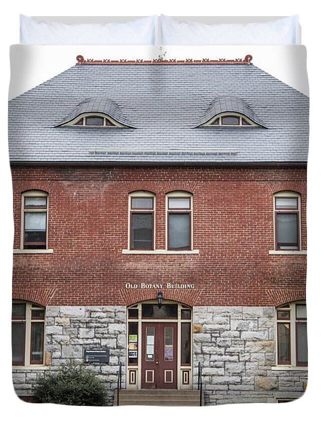Penn State Duvet Cover featuring the photograph Old Botany Building Penn State by John McGraw