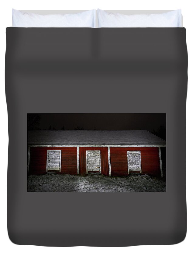 Finland Duvet Cover featuring the photograph Old doors by Jouko Lehto