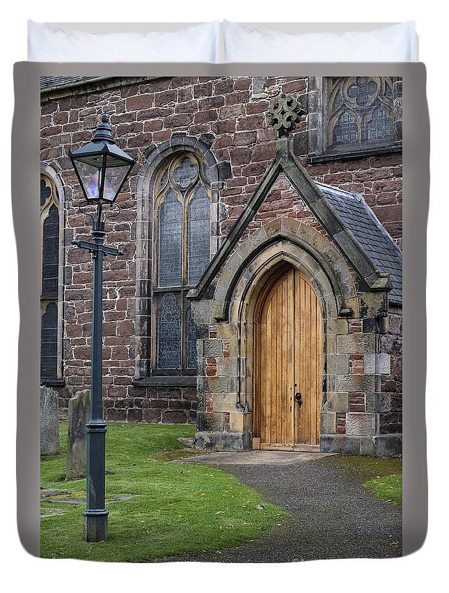 Scotland Duvet Cover featuring the photograph Old High Church - Inverness by Amy Fearn