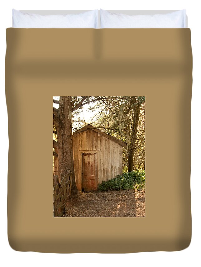 House Duvet Cover featuring the photograph Old House by Matthew Bamberg