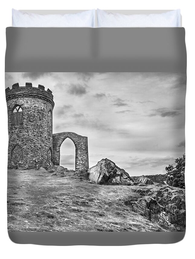 Bradgate Park Duvet Cover featuring the photograph Old John Folly by Nick Bywater