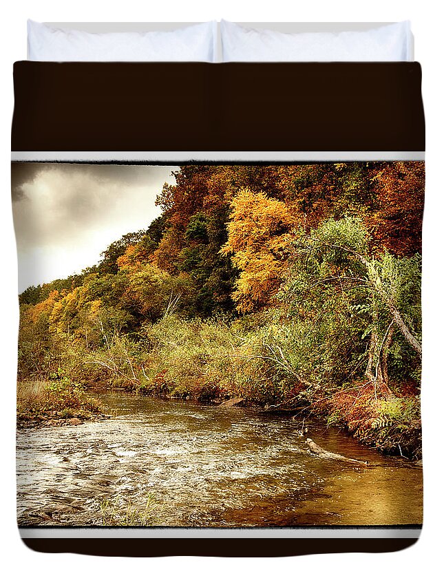 Susquehanna Duvet Cover featuring the photograph On the Susquehanna by Hugh Smith