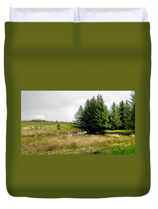 Woods Duvet Cover featuring the photograph On the Woodland edge by Elena Perelman