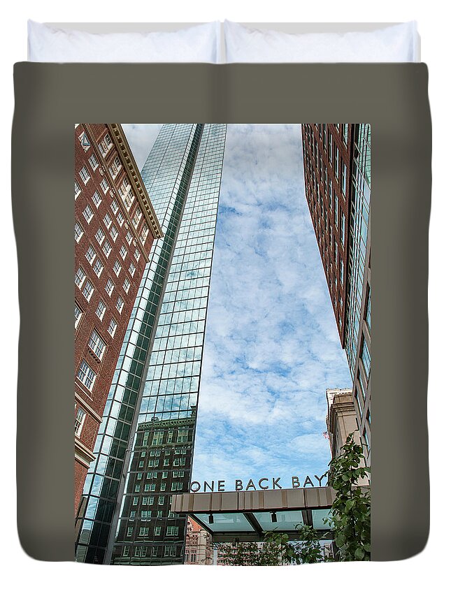 Boston Duvet Cover featuring the photograph One Back Bay by Rick Mosher