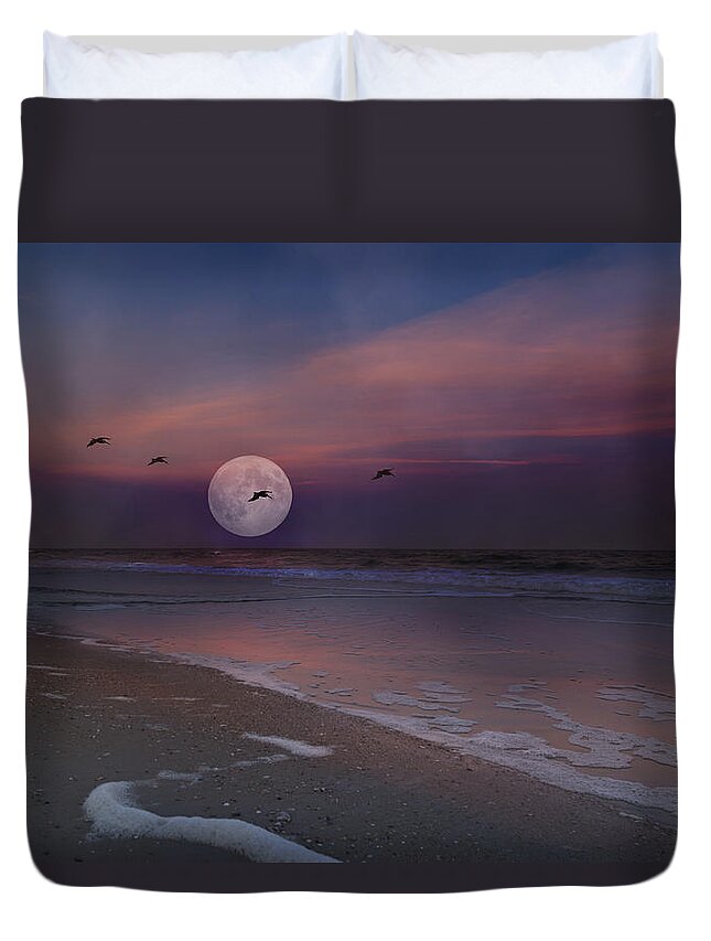 Topsail Duvet Cover featuring the photograph One in a Million by Betsy Knapp