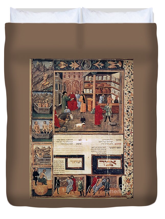 1440 Duvet Cover featuring the photograph Open-air Pharmacy by Granger