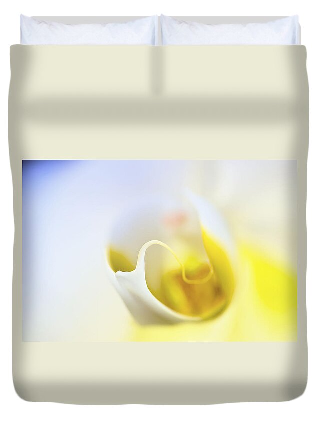 Orchid Duvet Cover featuring the photograph Orchid by Lawrence Knutsson