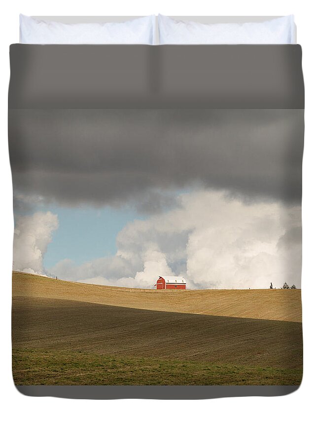 Agriculture Duvet Cover featuring the photograph Oregon Farming by Scott Slone