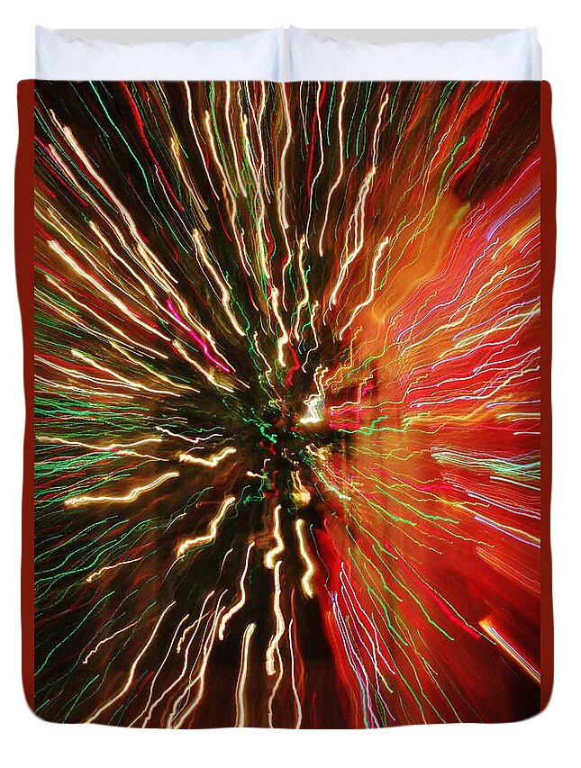 Abstract Duvet Cover featuring the photograph Out of the Box by Craig Wood
