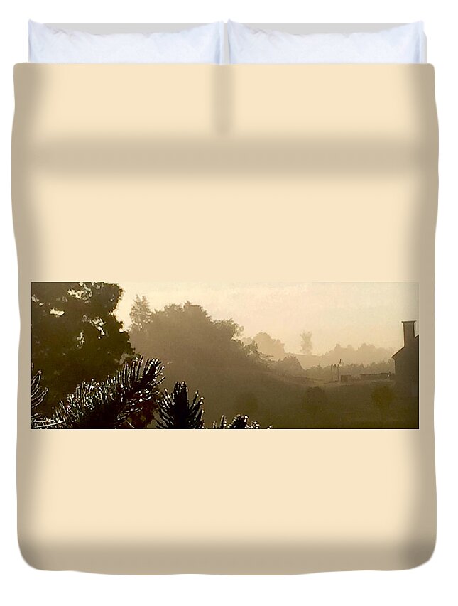 Tennessee Duvet Cover featuring the photograph Out The Front Door by Steven Lebron Langston