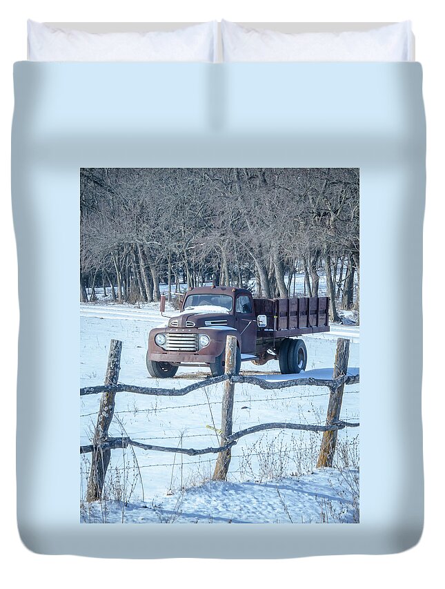 Nature Duvet Cover featuring the photograph Out To Pasture by Steve Marler