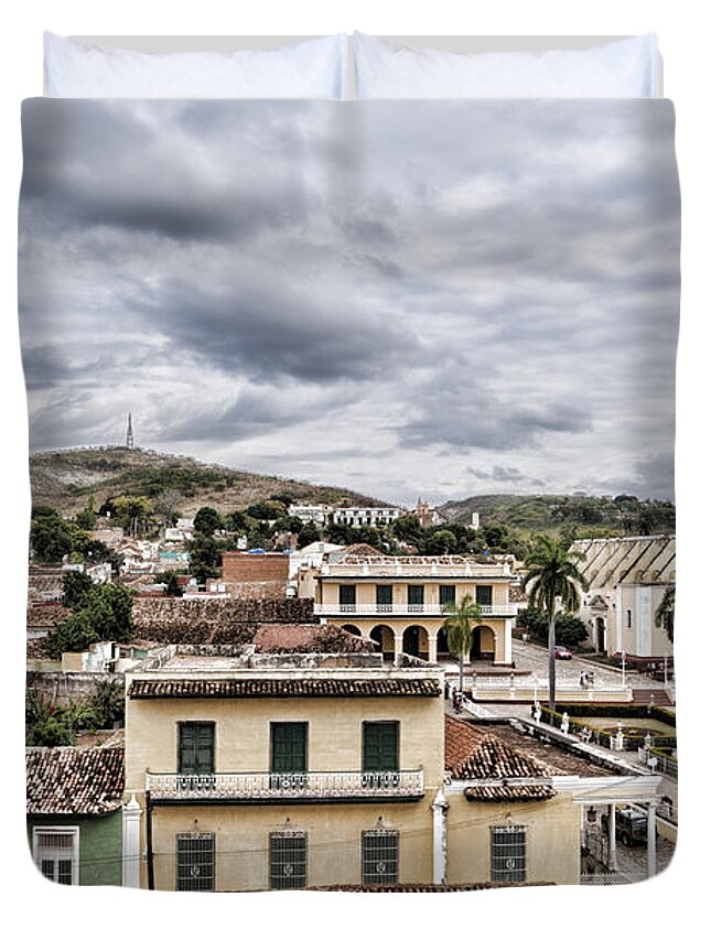 Trinidad Duvet Cover featuring the photograph Overlook Trinidad by Sharon Popek