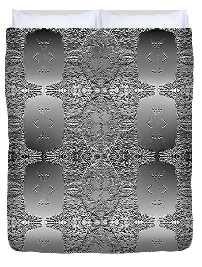 Decor Duvet Cover featuring the digital art Patch Work PF#1 by Scott S Baker