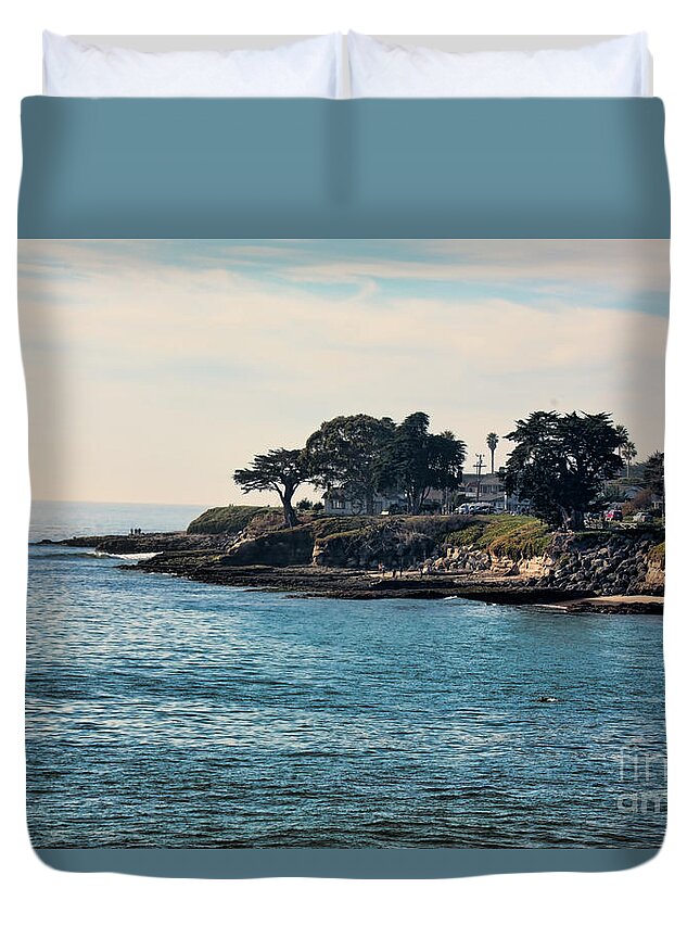 Pacific Ocean Santa Cruz Sea Coast Duvet Cover For Sale By Chuck Kuhn