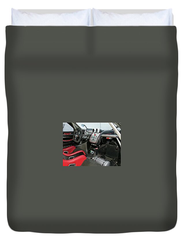 Pagani Zonda Duvet Cover featuring the photograph Pagani Zonda by Jackie Russo