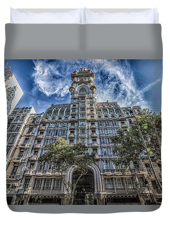 Architecture Duvet Cover featuring the photograph Palacio Barolo, Buenos Aires, Argentina by Venetia Featherstone-Witty