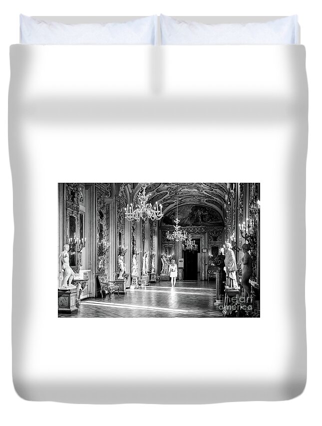 Palazzo Duvet Cover featuring the photograph Palazzo Doria Pamphilj, Rome Italy by Perry Rodriguez