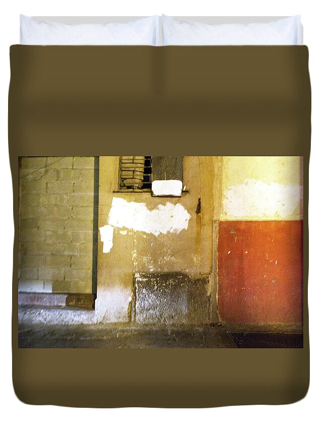 Peeling Paint Duvet Cover featuring the photograph Panamanian Texture No.6 by Jessica Levant
