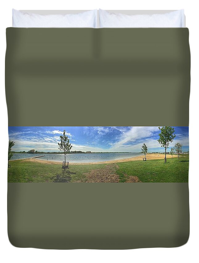 Art Duvet Cover featuring the photograph Panorame Life by Andre Brands