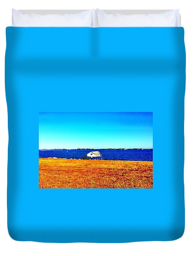 Peacefulness Duvet Cover featuring the photograph Paraiso by Carlos Avila