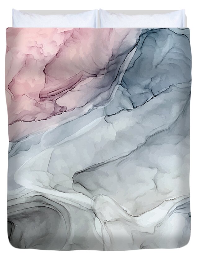 Ink And Watercolor Duvet Covers