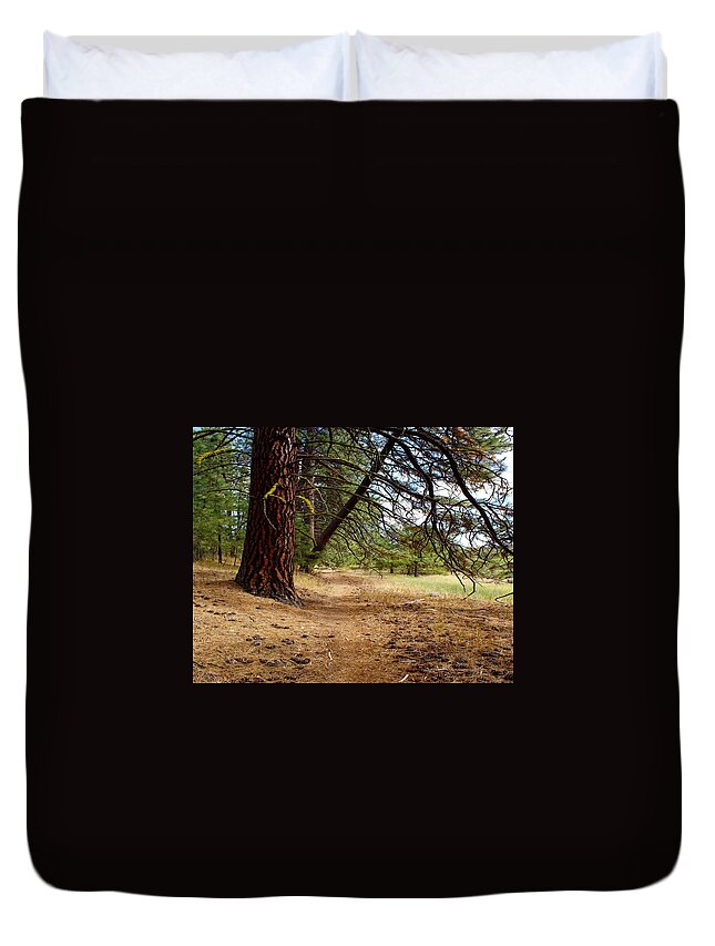 Nature Duvet Cover featuring the photograph Path to Enlightenment 1 by Ben Upham III