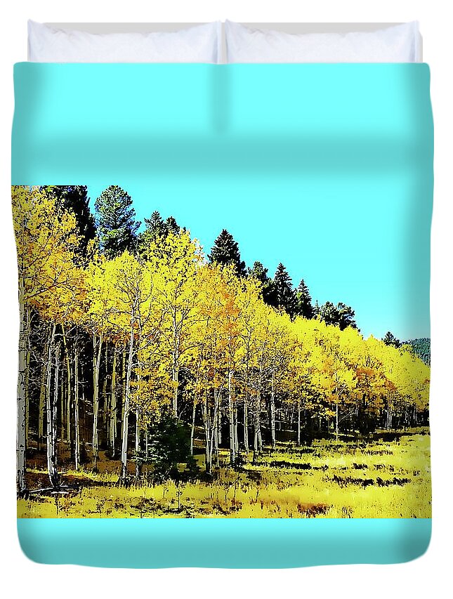 United States Duvet Cover featuring the photograph Peak to Peak Fall Glory by Joseph Hendrix
