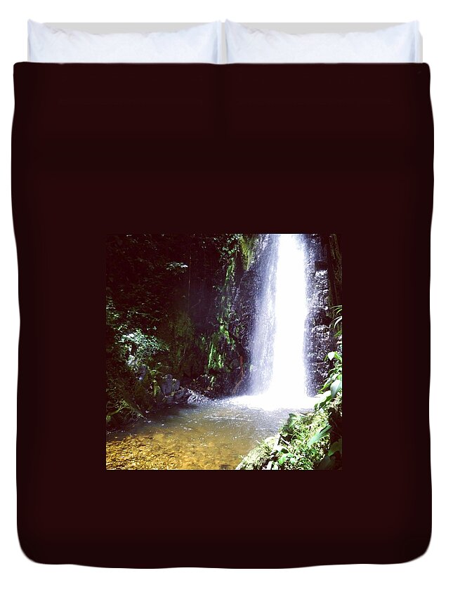 Swim Duvet Cover featuring the photograph Perfect Swimming Spot After A Hike by Charlotte Cooper