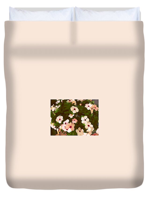 Periwinkle Duvet Cover featuring the digital art Periwinkle by David Blank