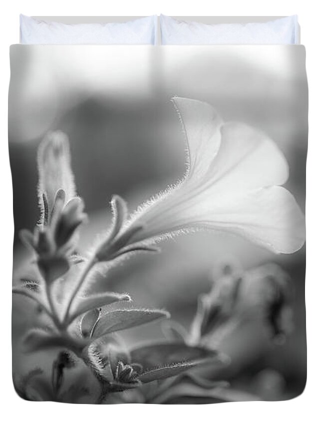 Petunia Duvet Cover featuring the photograph Petunia Impressions by Bob Orsillo