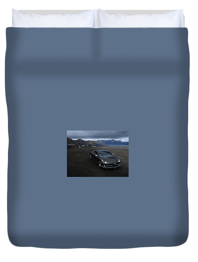 Peugeot Duvet Cover featuring the photograph Peugeot by Mariel Mcmeeking