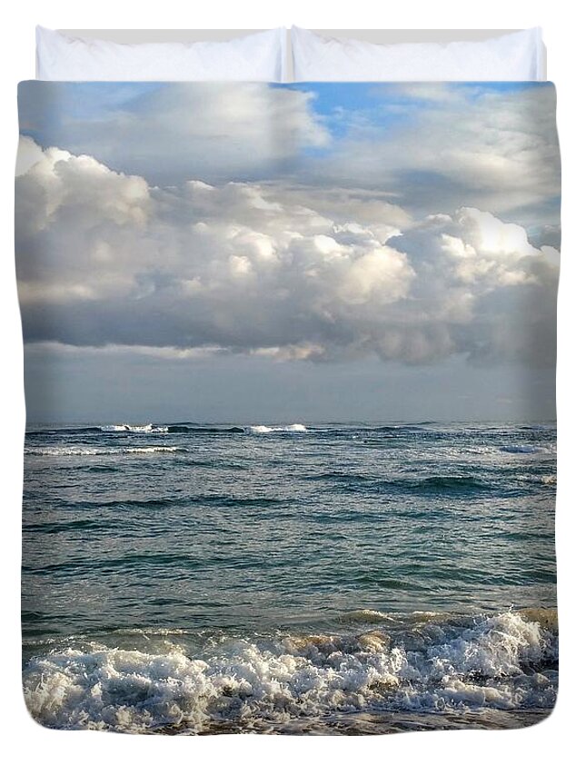 Beach Duvet Cover featuring the photograph Photo 10 ocean by Lucie Dumas