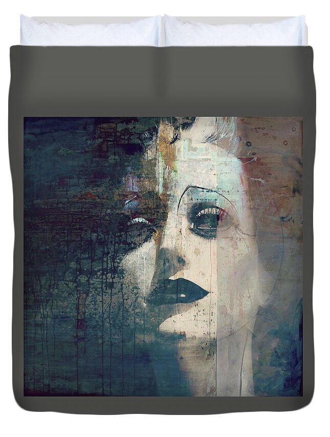 Love Duvet Cover featuring the mixed media Piccola a Fragile by Paul Lovering