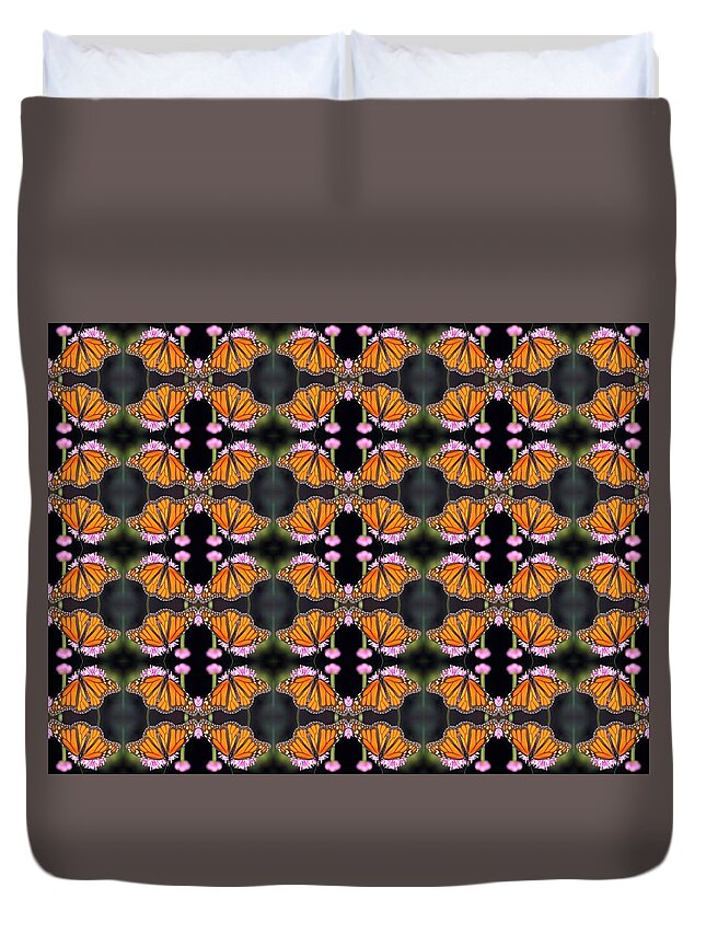 Butterfly Duvet Cover featuring the photograph Picture Putty Puzzle 34 by Pamela Critchlow
